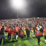 Festa estava programada mesmo antes da partida iniciar