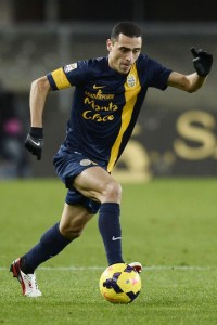 Rômulo jogando pelo Verona (fonte: CalcioNews24)