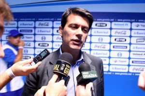 Diretor executivo de futebol do Grêmio, Rui Costa, confirma que a equipe B vem à Pelotas para o jogo contra o Brasil (Foto: AI GFBPA)