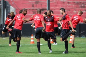 Brasil realizou último treino antes da partida contra o Caxias (Foto: Italo Santos - AI GEB)