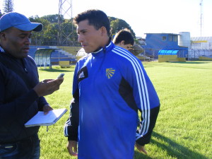 Jhonatan fala sobre a estreia do Pelotas. (Foto: Heitor Araujo)