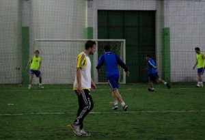 Pelotas treinou no ginásio do Arena (Foto: Pedro Antunes - Assessoria ECP)