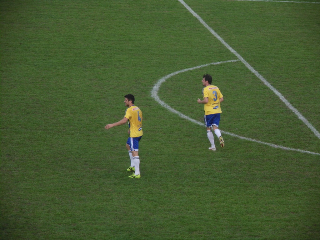 Bruno Salvador marcou o gol da vitória (Foto: Renan Moreira - Rede Esportiva)