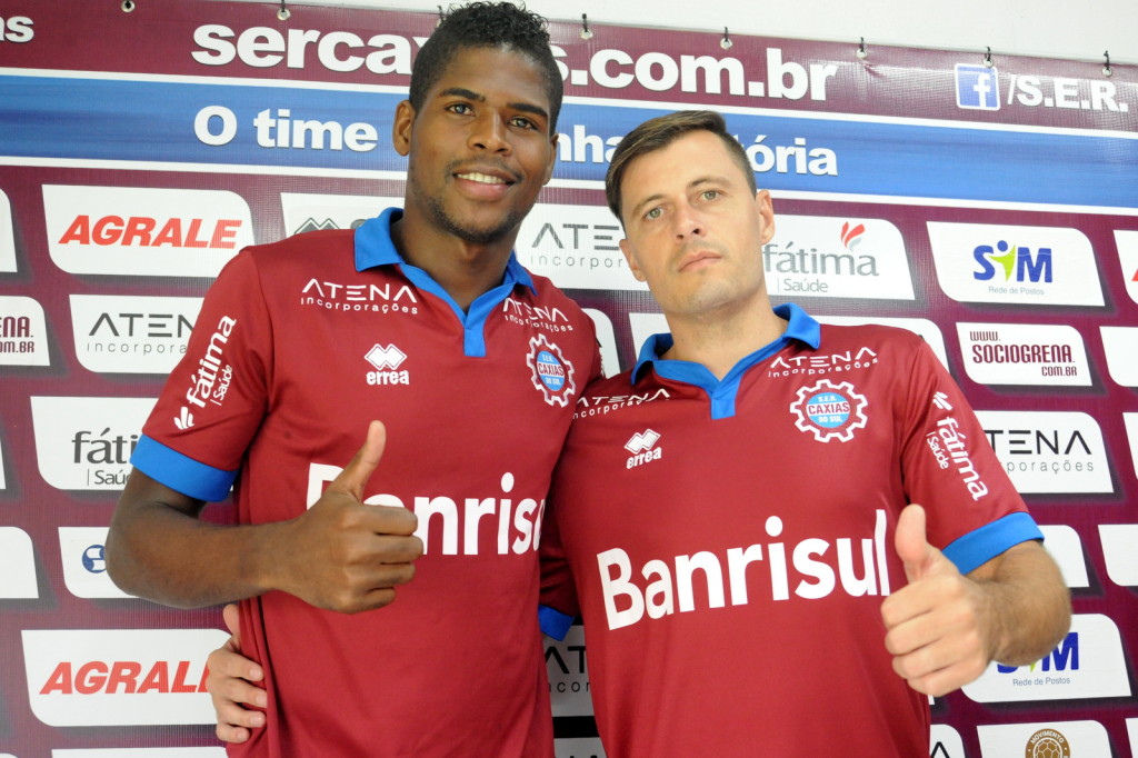 Geninho e Gian são os novos reforços do Caxias (Foto Rafael Tomé/SER Caxias)