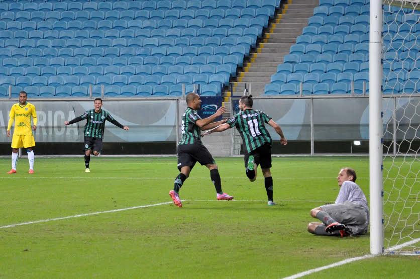 Bruno Ribeiro marcou o gol do Juventude (Foto: Arthur Dalegrave)