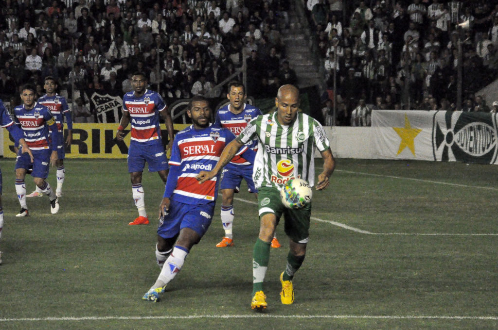 Juventude não conseguiu superar a marcação do Fortaleza. (Foto: Arthur Dalegrave)